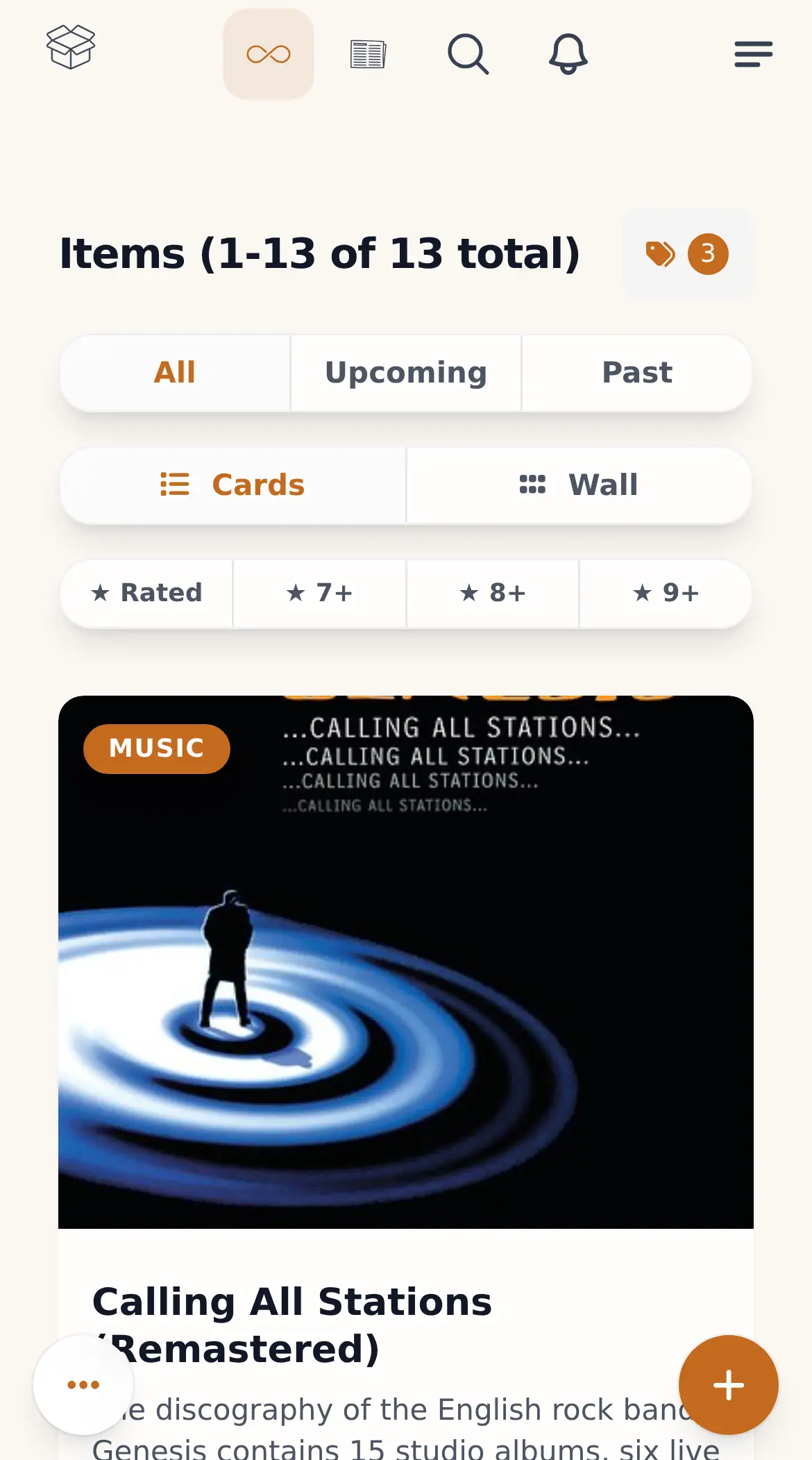 The library on a phone